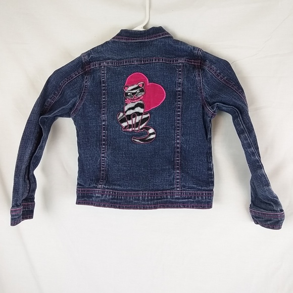 Zana-Di Girls Blue Jean Jacket Sz 6X - Picture 4 of 6